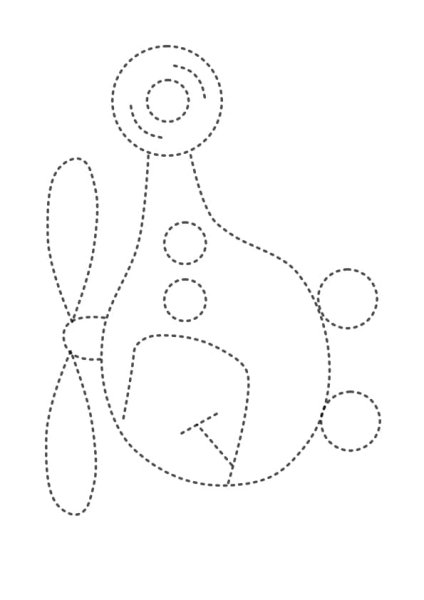 Рисование по точечкам для малышей