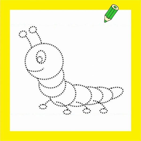 Рисование по точкам для детей