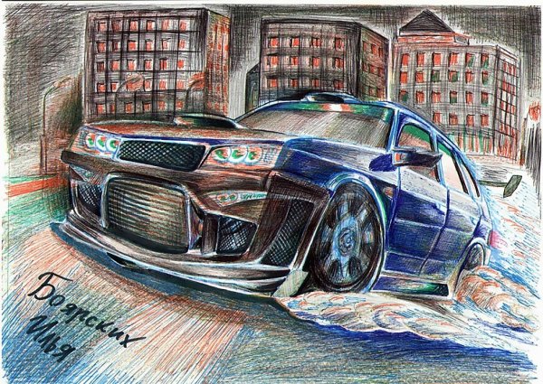 Автомобиль рисунок