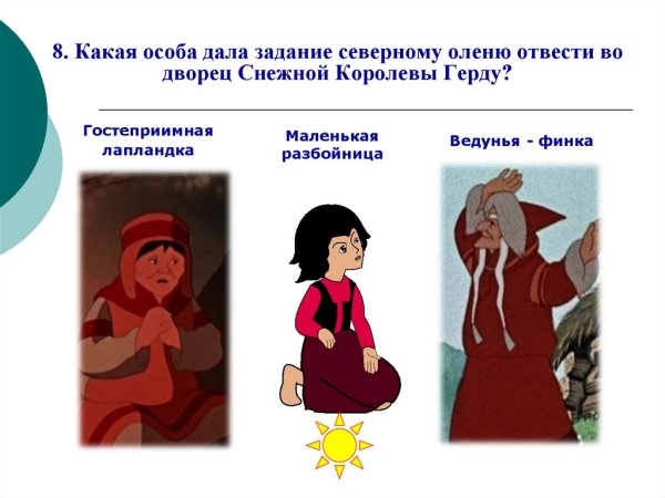 Маленькая разбойница Снежная Королева характеристика