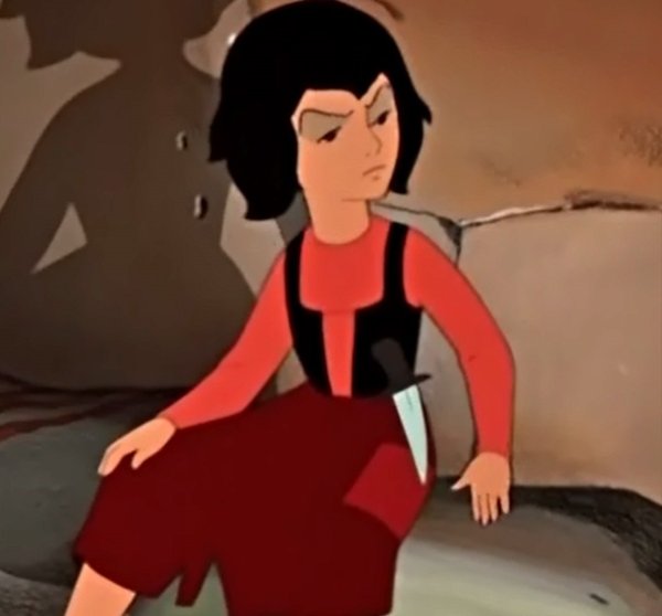 Снежная Королева Герда и разбойница