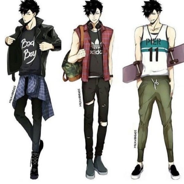 Аниме одежда для парней