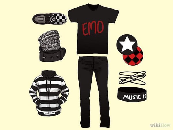 Эмо одежда