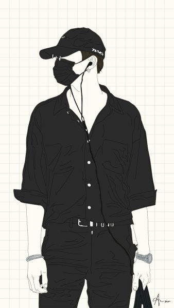 Рисованные картинки на аву для парней