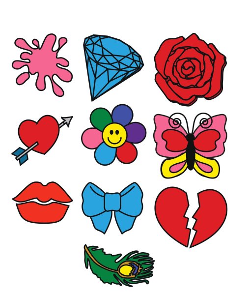 Маленькие рисуночки цветные