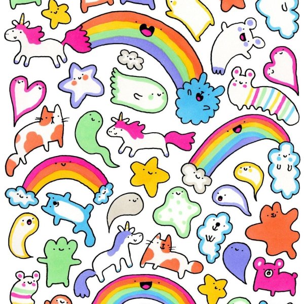 Маленькие наклейки