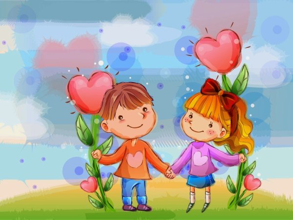 Дети вектор