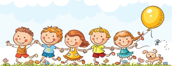 Дети поют на прозрачном фоне