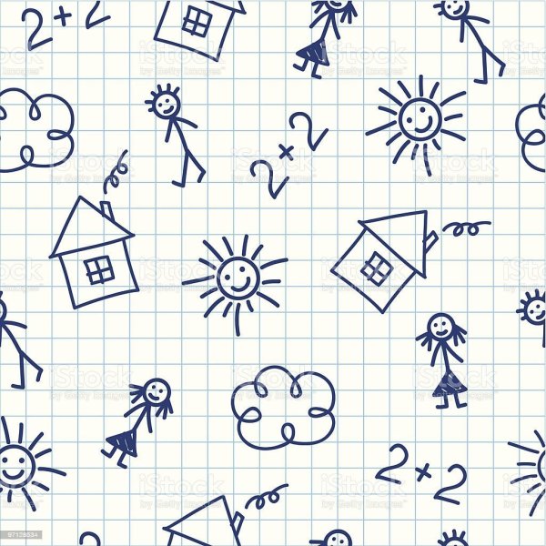 Школьный фон в клеточку