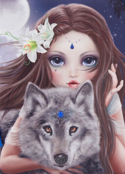 Девочка и Волчонок