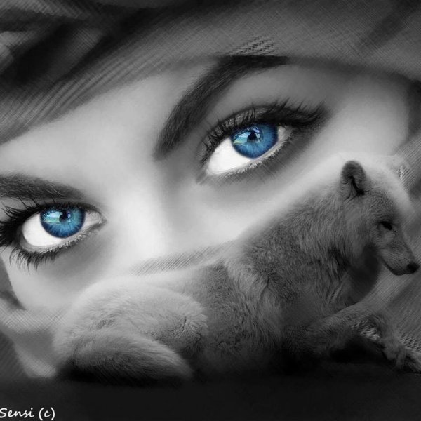 Кейт Мосс Волчий взгляд