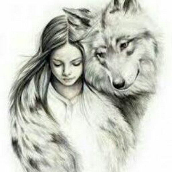 Волчьи глаза у девушки