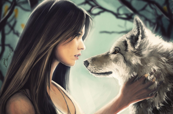 Девочка и волк страх