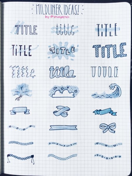 Красивое оформление конспектов