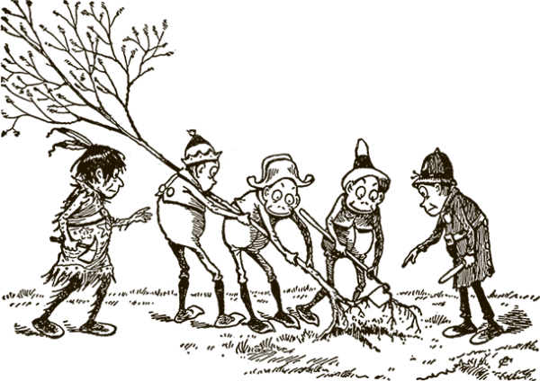 Приключения Незнайки и его друзей рисунок