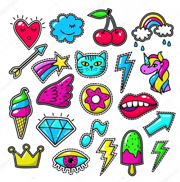 Рисунки для наклеек