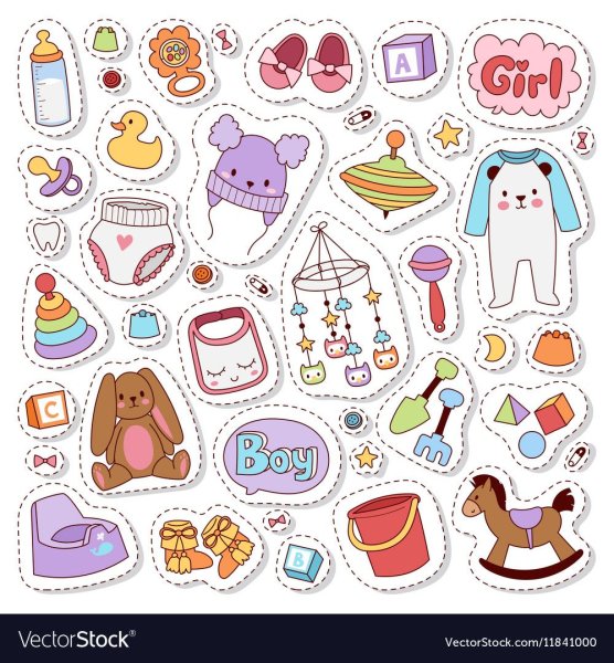 Стикеры для распечатки с контуром