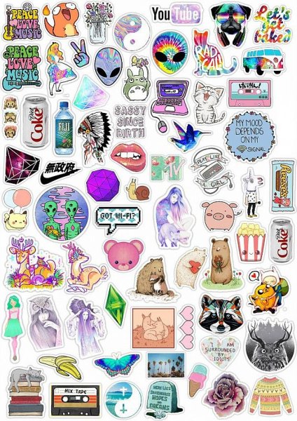 Наклейки для личного дневника