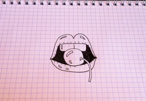 Рисунки ручкой легкие