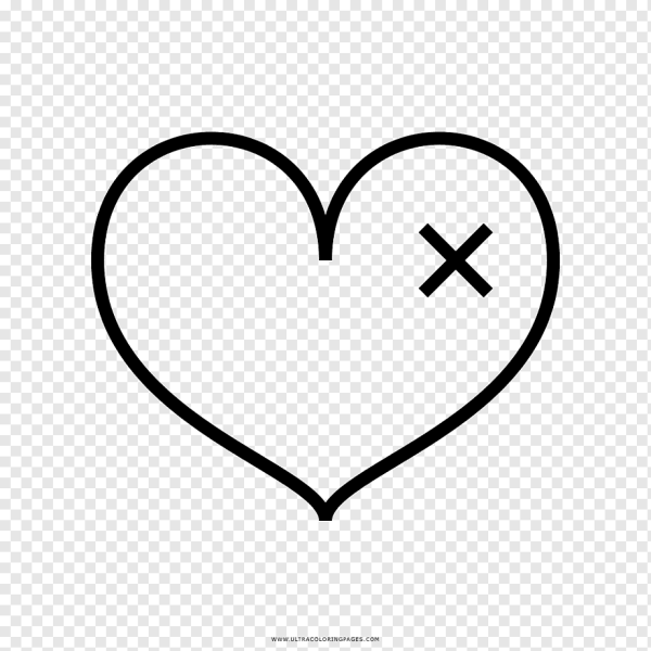 Маленькие сердечки для срисовки