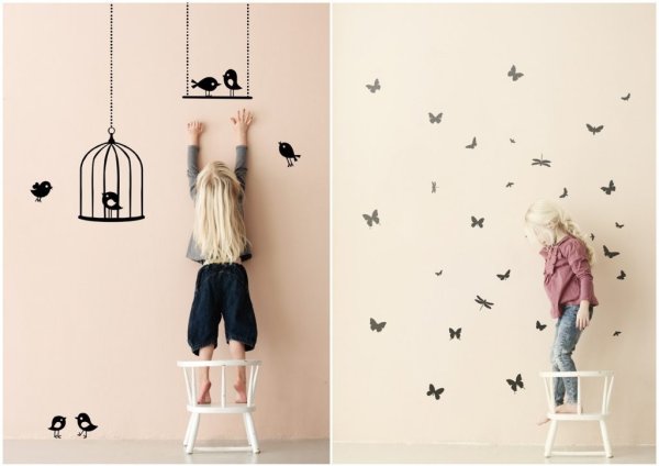 Идеи для рисунков на стену в комнате