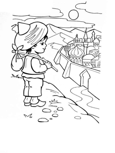 Гауф маленький МУК раскраска