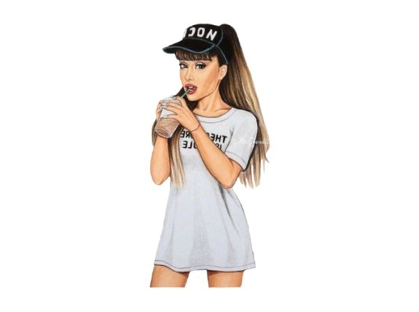 Нарисовать девушку в шапке