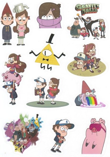Наклеечки Гравити Фолз