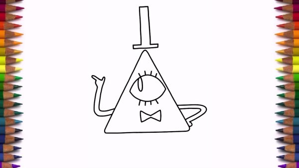 Билл шифер раскраска