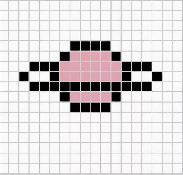 Очень маленькие рисунки по клеточкам