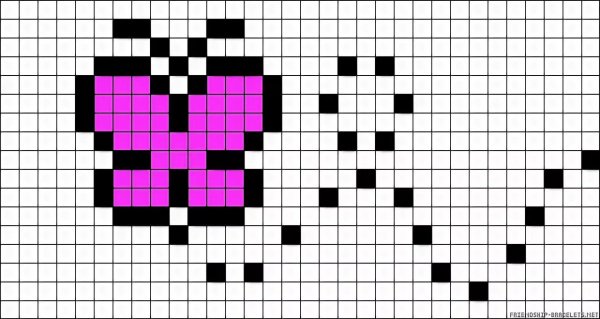 Рисунки по клеточкам маленькие фрукты