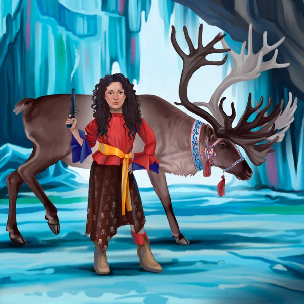 Снежная Королева Герда и разбойница