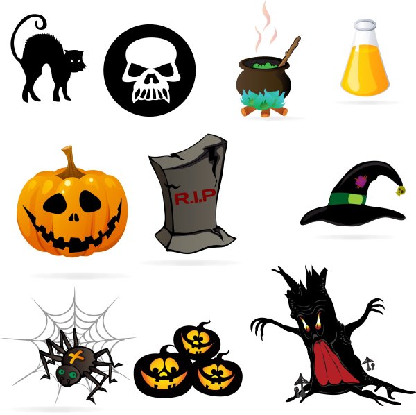 Силуэты на Хэллоуин