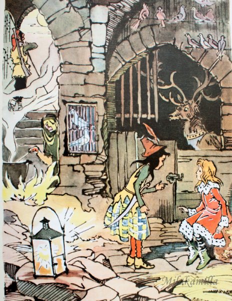 Снежная Королева 1957 Герда и разбойница