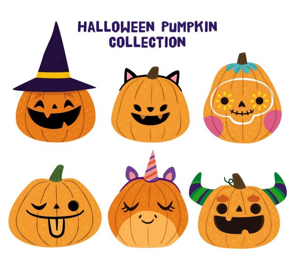 Тыква для Хэллоуина рисунок