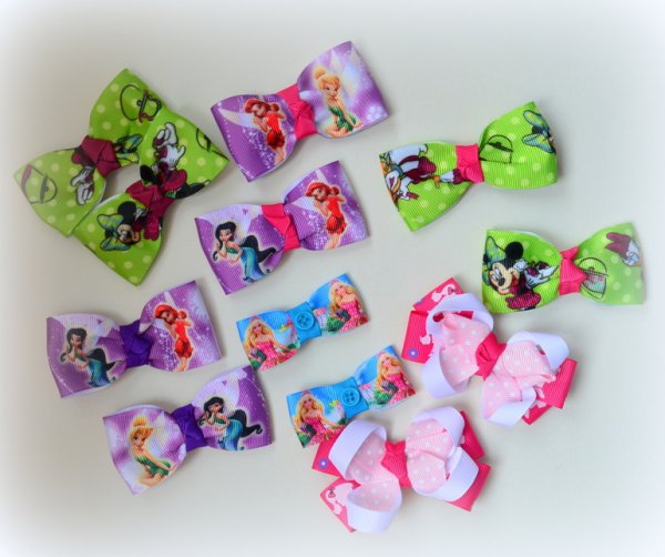 Бантики из репсовой ленты