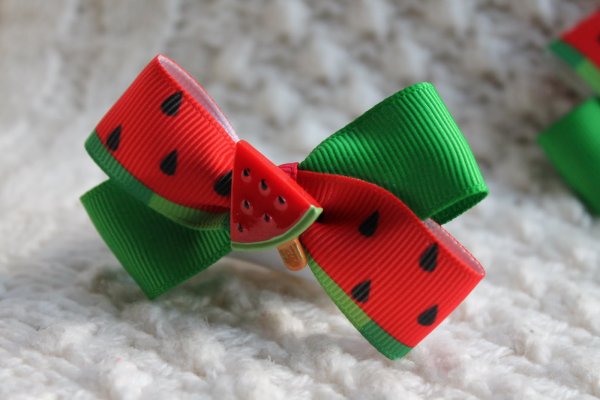 Бантики из репсовой ленты 4 см