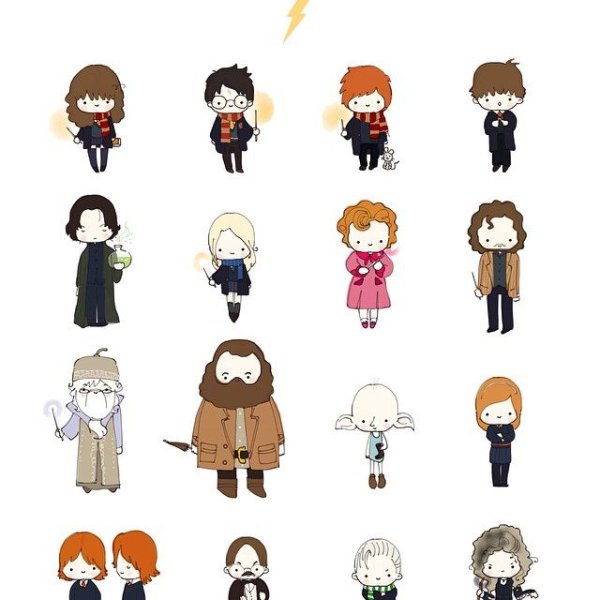 Кавайные герой Гарри Поттер