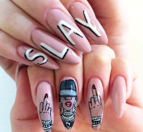 Маникюр в готическом ститиле