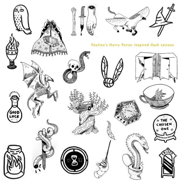 Наклейки для ЛД Гарри Поттер