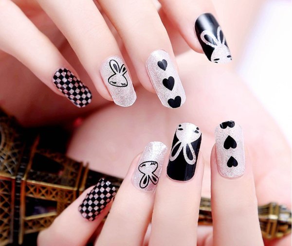 Ногти с животными