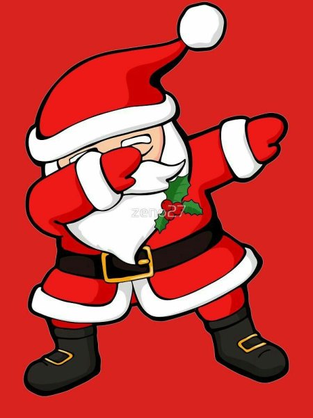 Прикольный Санта