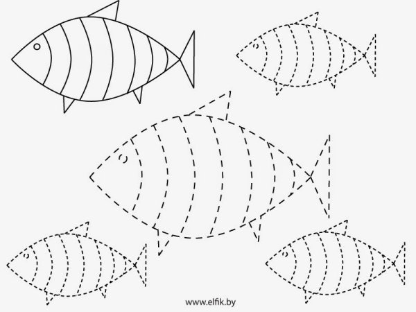 Штриховка для дошкольников