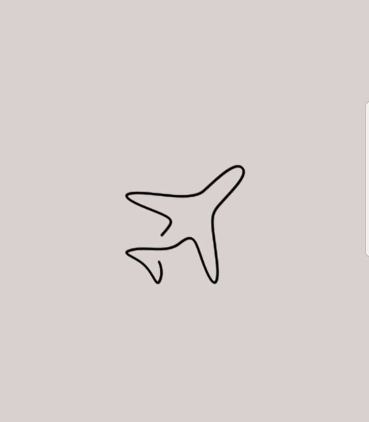 Татуировка самолет эскиз