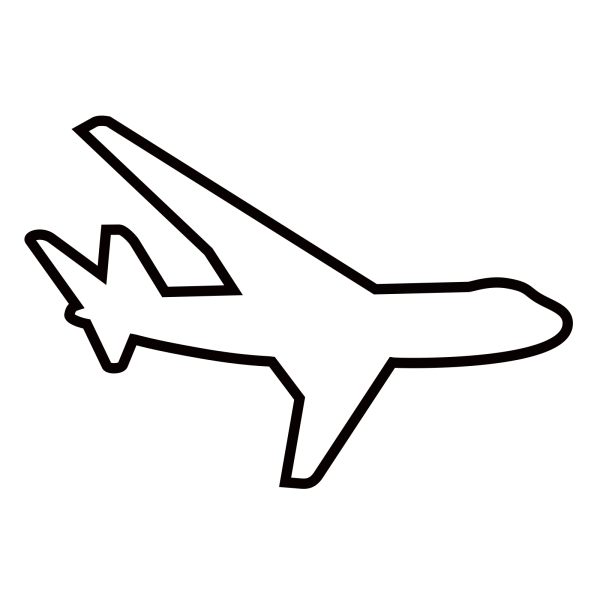 Схематичный самолет