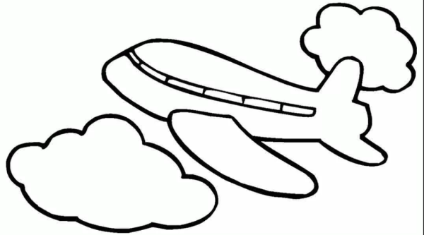 Раскраска 23 февраля для малышей