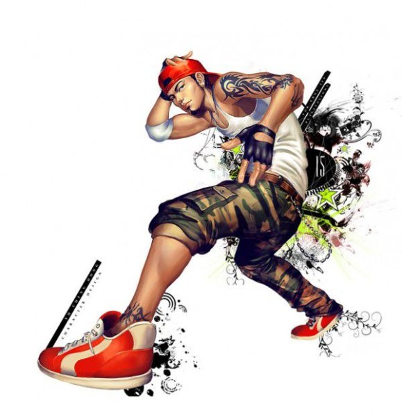 Мужские прически арт