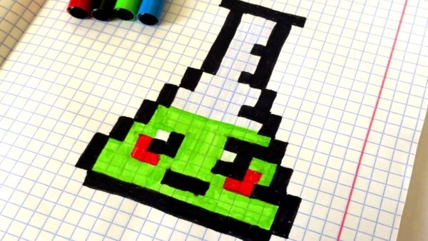 Рисунки по клеточкам маленькие для блокнота