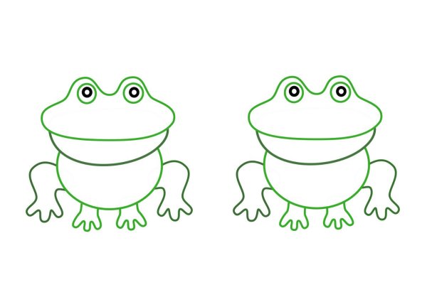 Раскраски эстетичные лягушки