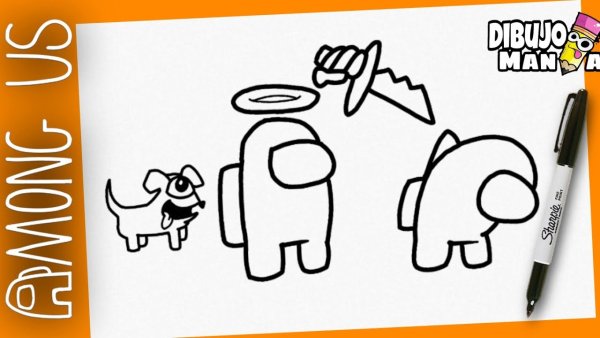 Раскраска амонг АС